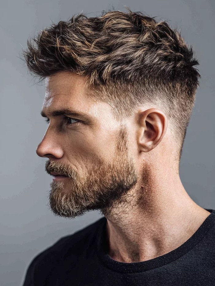 Cheveux ondulés, exemple de rendu naturel